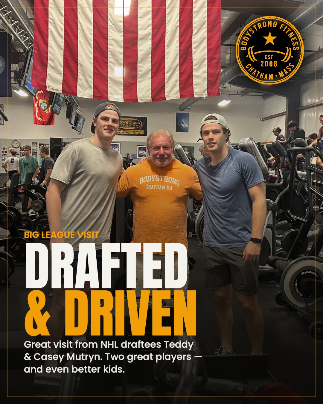 BodyStrong post: Drafted & Driven — NHL draftees visit