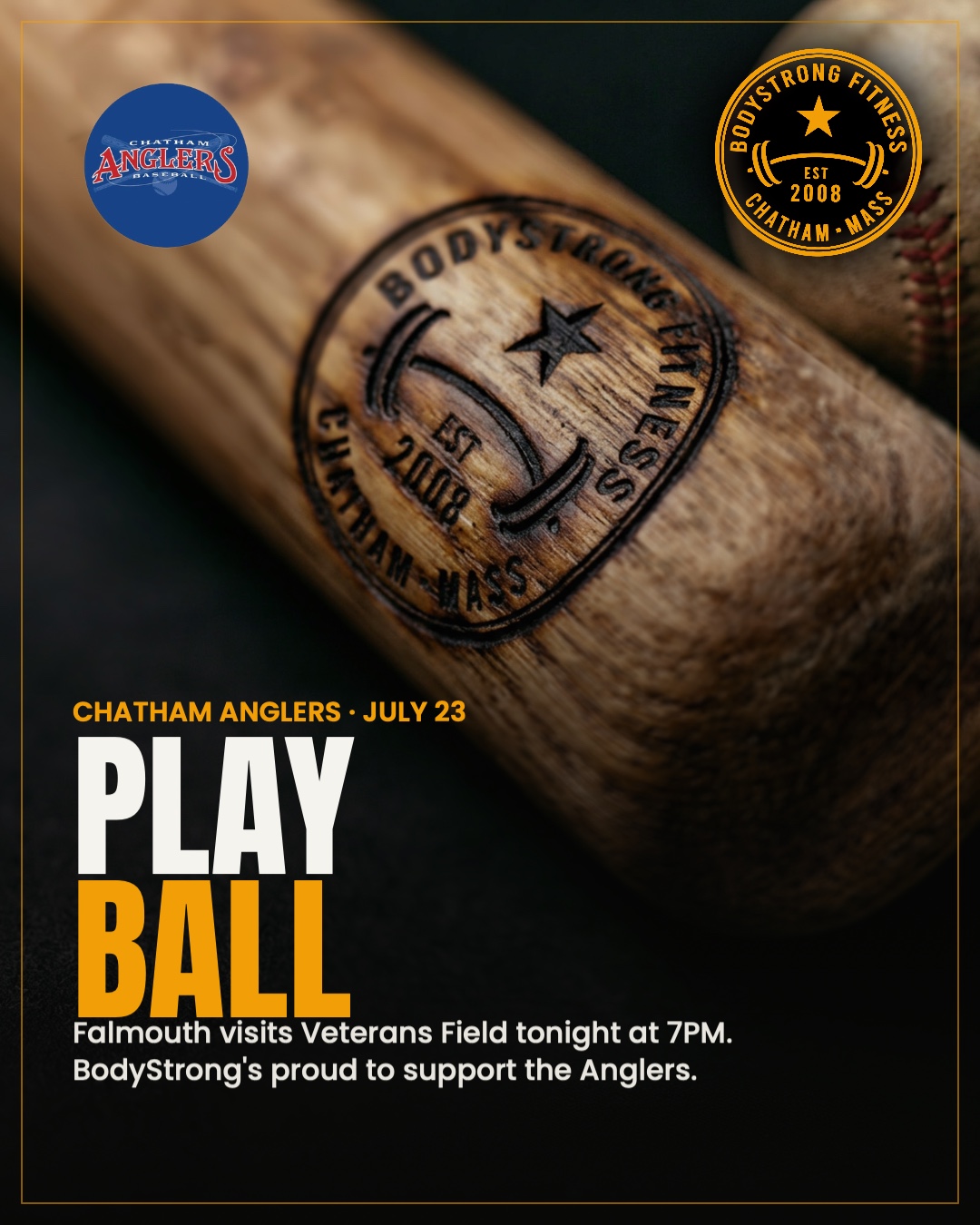 BodyStrong post: Play Ball — Anglers game day